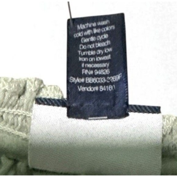 Daytrip Boho Peasant Blouse Women’s Large Green Crinkle Rayon Crochet Detail - Picture 6 of 6